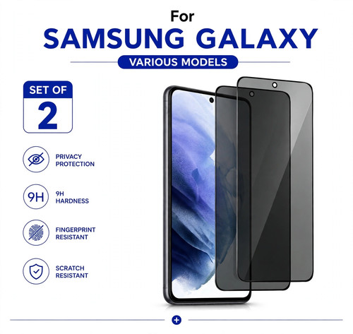 Privacy tempered glass - 2x,